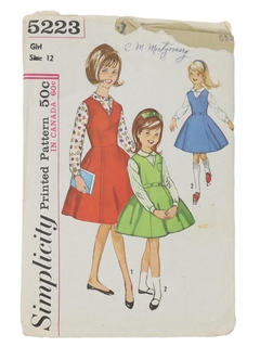 1960's Womens/Girls Pattern