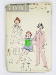 1960's Womens/Girls Pattern