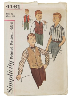 1950's Mens/Childs Pattern