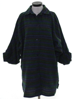 1970's Womens Wool Shirt Jacket