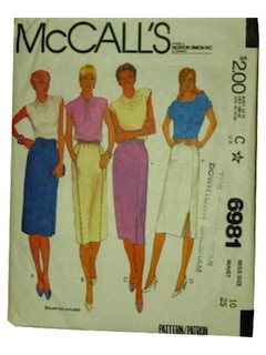 1980's Womens Pattern