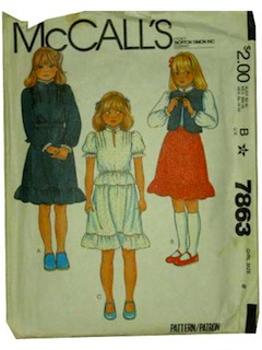 1980's Womens/Childs Pattern