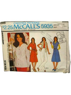 1970's Womens Pattern