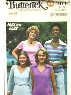 1970's Womens Pattern