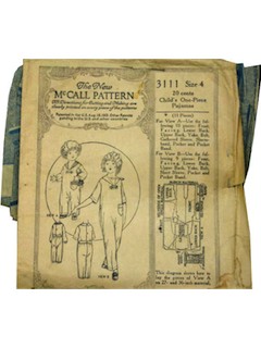 1920's Womens/Childs Pattern