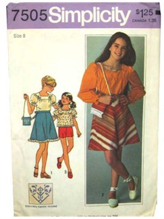 1970's Womens/Childs Pattern