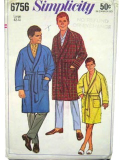 1960's Mens Pattern