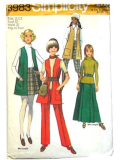 1970's Womens Pattern