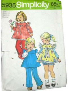 1970's Womens/Childs Pattern