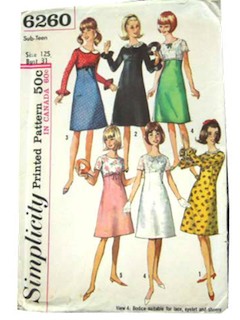 1960's Womens/Childs Pattern