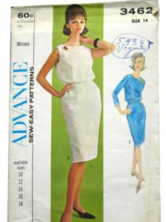 1960's Womens Pattern