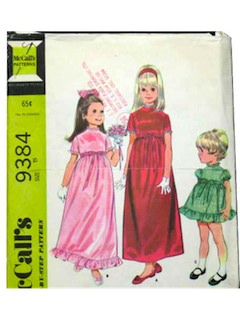 1960's Womens/Childs Pattern