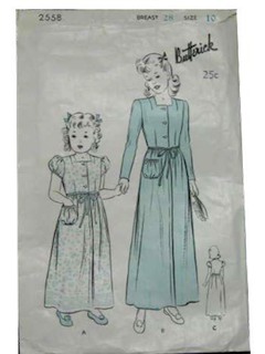 1940's Womens/Girls Pattern Envelope