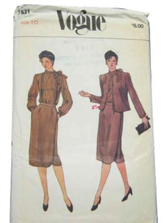 Womens 1980's sewing patterns at RustyZipper.Com Vintage Clothing (page 3)