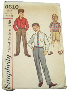 1960's Mens/Childs Pattern