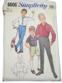 1960's Mens/Childs Pattern