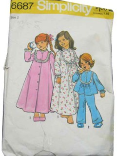 1970's Womens/Childs Pattern