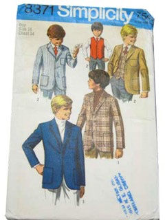 1970's Mens/Childs Pattern