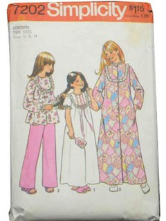 1970's Womens/Childs Pattern