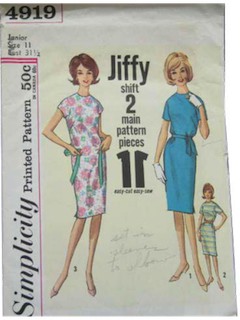 1960's Womens Dress Pattern