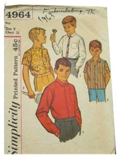 1960's Mens/Childs Pattern