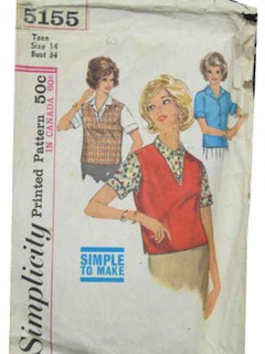 1960's Womens Pattern