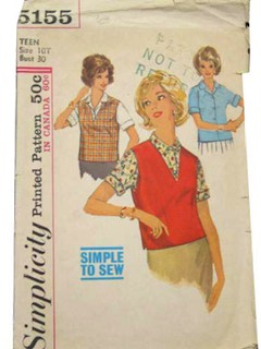 1960's Womens Pattern