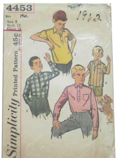 1960's Mens/Childs Pattern