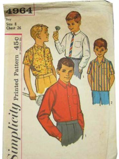 1960's Mens/Childs Pattern