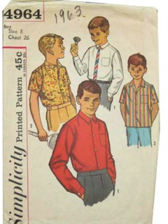 1960's Mens/Childs Pattern