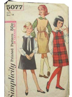 1960's Womens/Girls Pattern