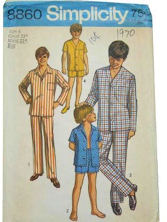 1970's Mens/Childs Pattern