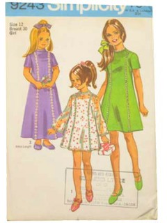 1970's Womens/Childs Pattern