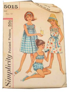 1960's Womens/Childs Pattern