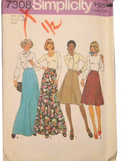 1970's Womens Pattern