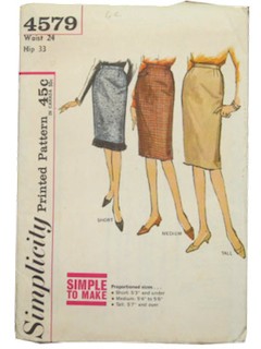 1960's Womens Pattern