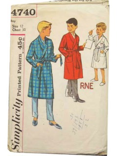 1960's Mens/Boys Pattern