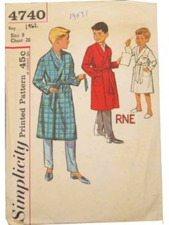 1960's Mens/Boys Pattern