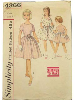 1960's Womens/Girls Pattern