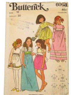 1970's Womens/Childs Pattern