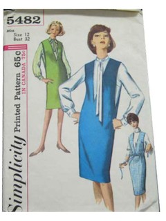 1960's Womens Dress Pattern