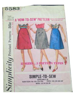 1960's Womens Pattern