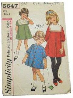 1960's Womens/Childs Pattern