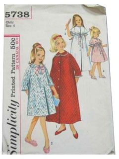 1960's Womens/Childs Pattern