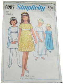 1960's Womens/Childs Pattern