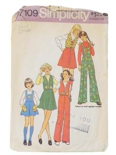 1970's Womens/Childs Pattern