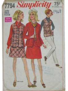 1960's Womens Pattern