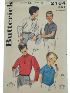 1960's Mens/Boys Pattern