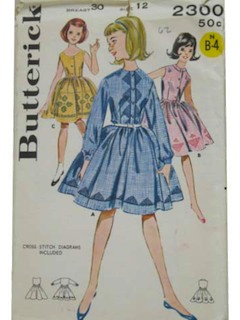 1960's Womens/Childs Pattern