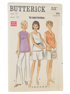 1960's Womens Pattern
